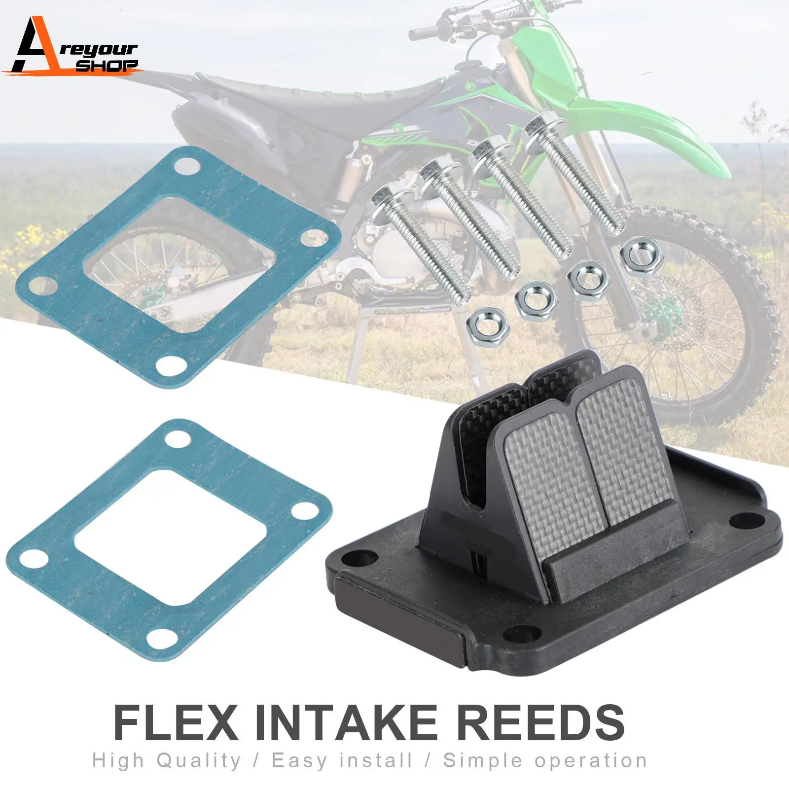 Areyourshop V364A Reed Valve System Fits For Kawasaki Dirtbike P/N KX60 KX65 RM65 RM60 Motor Accessories
Areyourshop V364A Reed Valve System Fits For Kawasaki Dirtbike P/N KX60 KX65 RM65 RM60 Motor Accessories