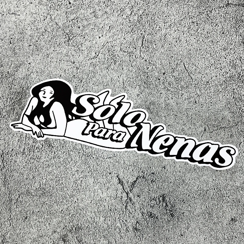 1PC Solo Para Nenas Waterproof Sticker Motorcycle Scooter Helmet Car Window Decal
1PC Solo Para Nenas Waterproof Sticker Motorcycle Scooter Helmet Car Window Decal