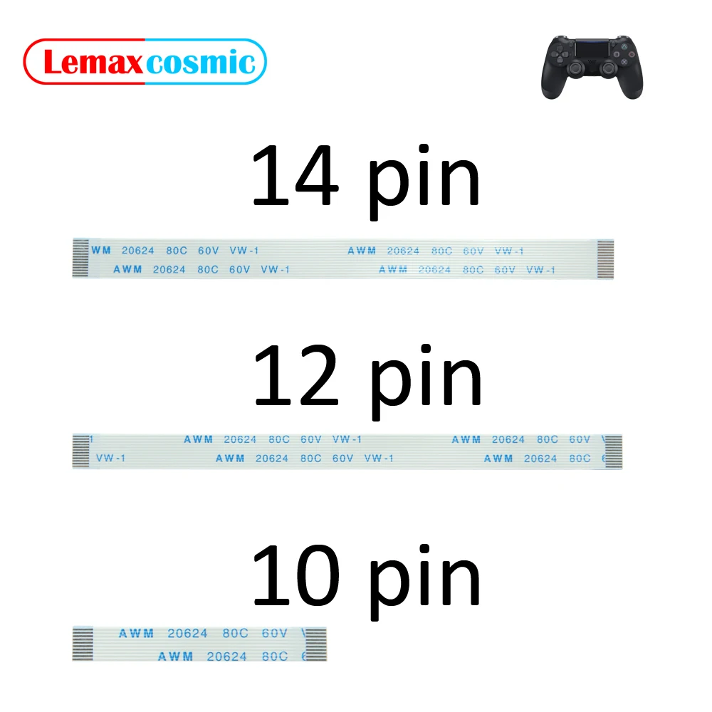 Controller 12Pin 14Pin Charging Board Power Switch Cable 10 Pin Touch Pad Flex Ribbon Cable For Sony Playstation 4 PS4
Controller 12Pin 14Pin Charging Board Power Switch Cable 10 Pin Touch Pad Flex Ribbon Cable For Sony Playstation 4 PS4