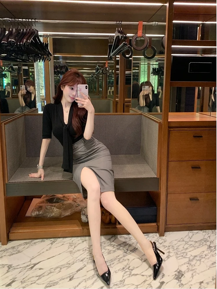 M900 Faionable Two-Piece Set Casual Skirt Ensemble Summer Collection Ele Ladylike Look Perfect for Daytime Wear
M900 Faionable Two-Piece Set Casual Skirt Ensemble Summer Collection Ele Ladylike Look Perfect for Daytime Wear