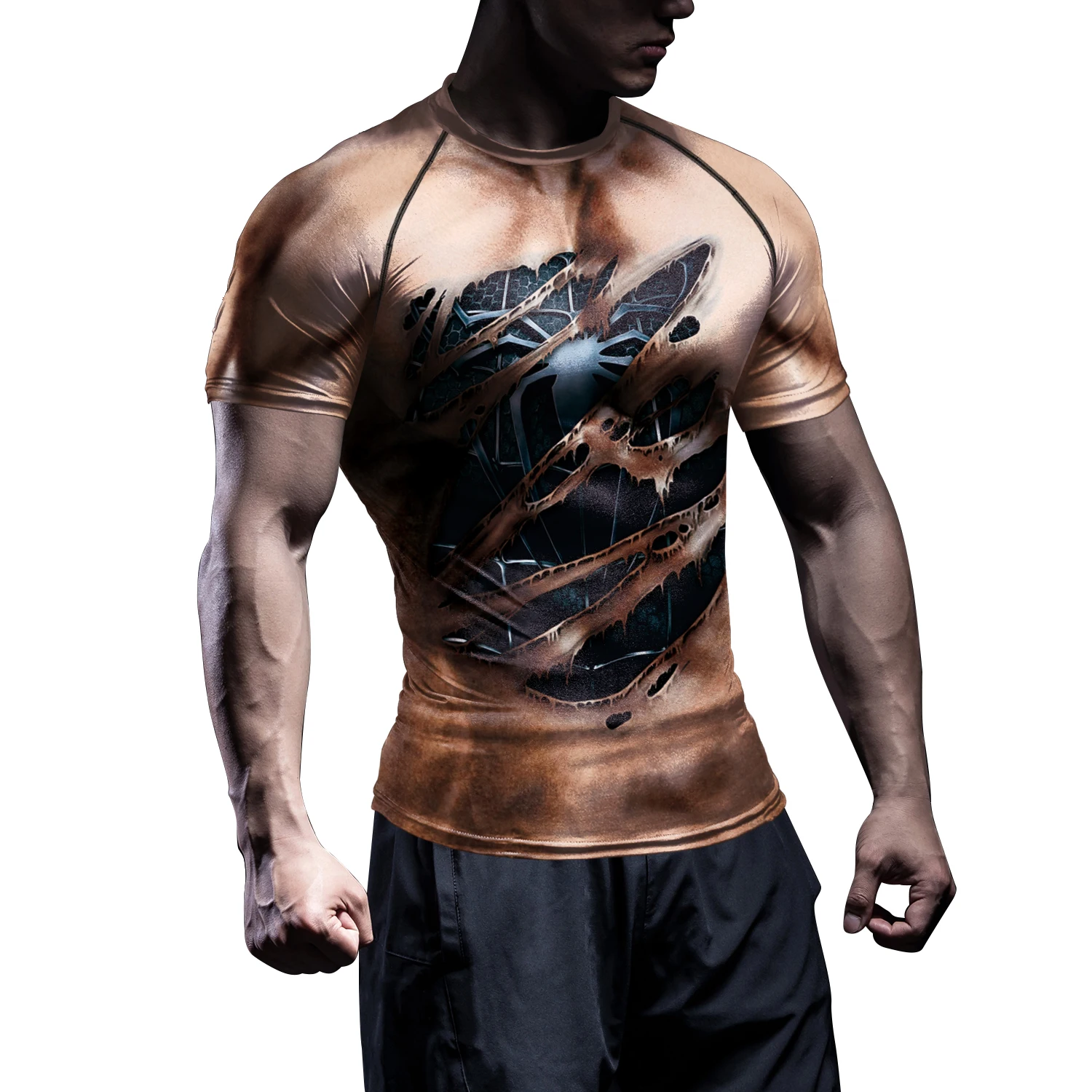 Superhero Cool Spider Short-Sleeve 3D Printed Compression T-Shirt Halloween Cosplay Gym Sports Shirt Birthday Gift Party Top
Superhero Cool Spider Short-Sleeve 3D Printed Compression T-Shirt Halloween Cosplay Gym Sports Shirt Birthday Gift Party Top