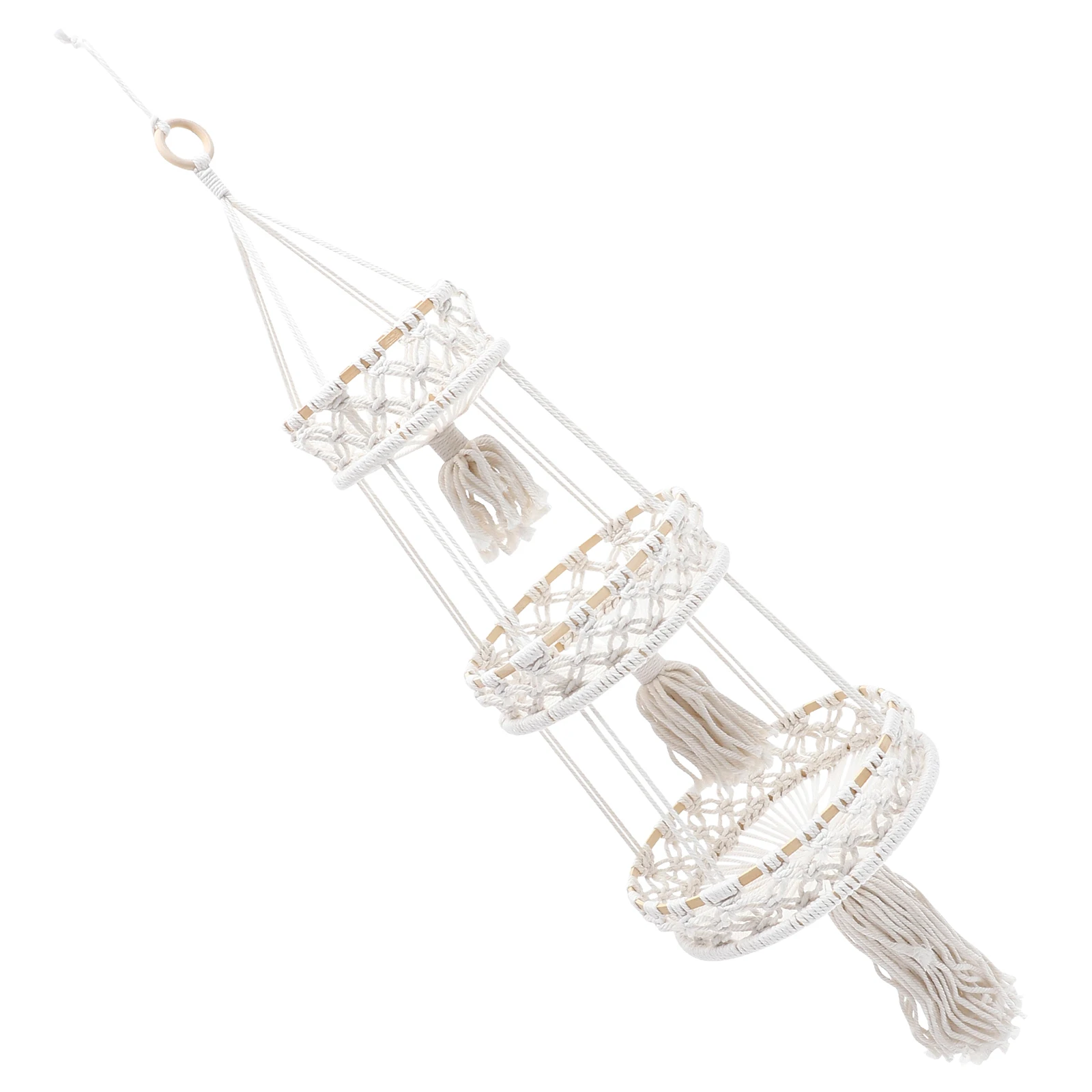 Hanging Storage Baskets Handmade Fruit Tiered Cotton Rope Rustic Woven Organizing Basket Boho Decorative Kitchen Garden
Hanging Storage Baskets Handmade Fruit Tiered Cotton Rope Rustic Woven Organizing Basket Boho Decorative Kitchen Garden