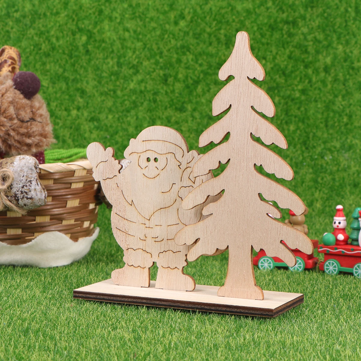 Wooden Santa Claus Ornament Christmas Decorations Party Crafts Festival Holiday Home DIY Decoration Gift Item Supplies Favor
Wooden Santa Claus Ornament Christmas Decorations Party Crafts Festival Holiday Home DIY Decoration Gift Item Supplies Favor