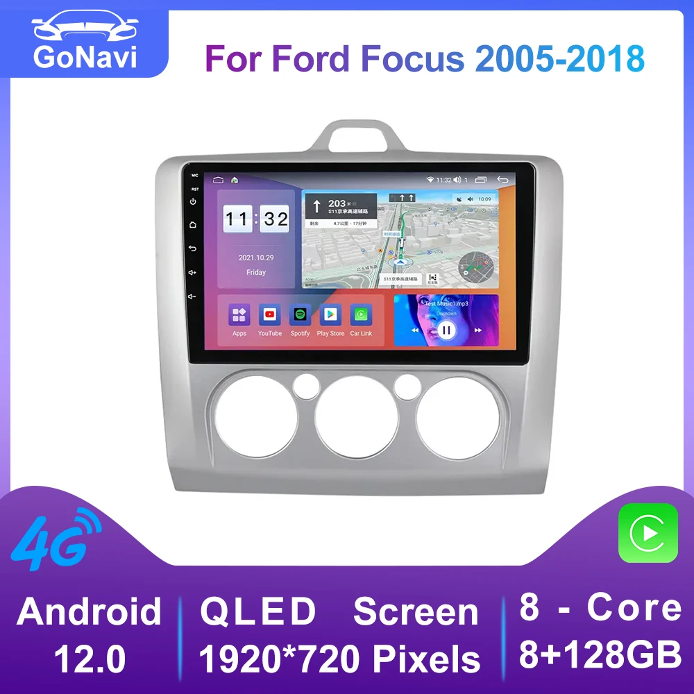 Android 12.0 System Car Multimedia DVD Player For Ford Focus 2005-2018 Car Stereo Radio Intelligent GPS Navigation Touch Screen
Android 12.0 System Car Multimedia DVD Player For Ford Focus 2005-2018 Car Stereo Radio Intelligent GPS Navigation Touch Screen