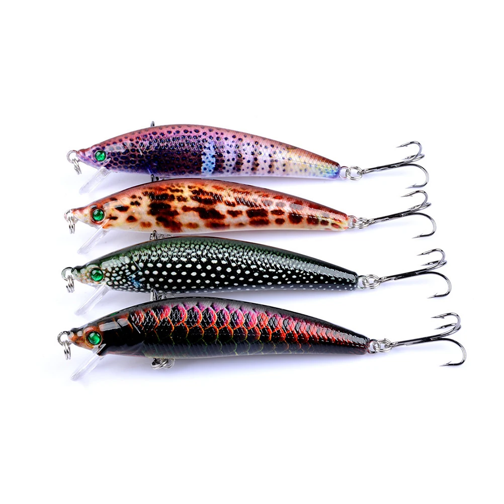 4pcs Fish Bait Hard Lures Floating Freshwater Saltwater Fishing Tackle Realistic Design Reusable Preservation
4pcs Fish Bait Hard Lures Floating Freshwater Saltwater Fishing Tackle Realistic Design Reusable Preservation