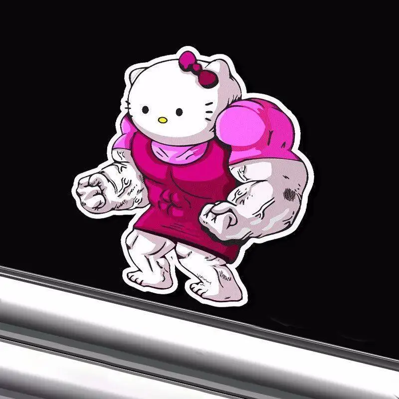 2024 Anime Hello Kitty Car Stickers Kawaii Muscle Kt Fun Motorcycle Car Electric Motorcycle Cartoon Cat Sticker Car Accessories
2024 Anime Hello Kitty Car Stickers Kawaii Muscle Kt Fun Motorcycle Car Electric Motorcycle Cartoon Cat Sticker Car Accessories