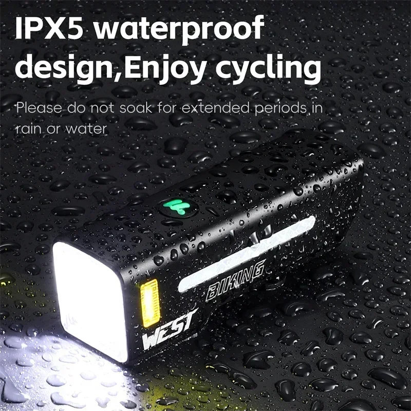WEST BIKING 1000LM Bicycle Headlights High Brightness 5000mAh Bike Front Light High/Low Beam Anti Glare Quick Release Flashlight
WEST BIKING 1000LM Bicycle Headlights High Brightness 5000mAh Bike Front Light High/Low Beam Anti Glare Quick Release Flashlight
