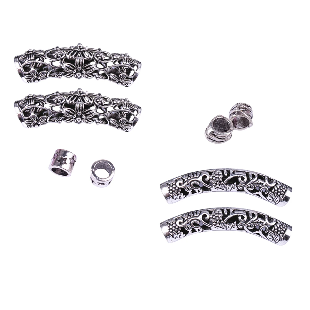 8Pcs Braiding Beads Hair Cuffs Metal Decorative Dreadlocks Hollow Tubes Durable Lightweight Stylish Hair Accessories for Parties
8Pcs Braiding Beads Hair Cuffs Metal Decorative Dreadlocks Hollow Tubes Durable Lightweight Stylish Hair Accessories for Parties