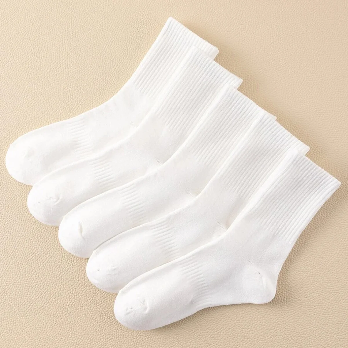 5 Pairs Unisex Black White Crew Athletic Socks Cushion Running Work Sports Socks Solid Soft Breathable Socks for Women and Men
5 Pairs Unisex Black White Crew Athletic Socks Cushion Running Work Sports Socks Solid Soft Breathable Socks for Women and Men
