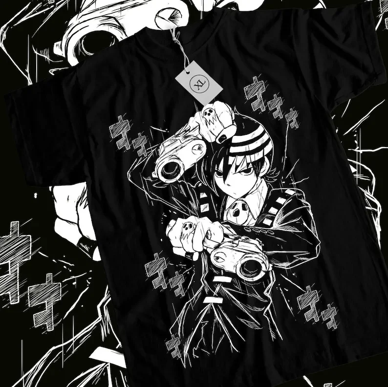 Death the Kid T-Shirt Soul Eater Japanese Black Star Girl Funny Shirt All Size Graphic Anime Tee,Manga Shirt,Japanese Anime
Death the Kid T-Shirt Soul Eater Japanese Black Star Girl Funny Shirt All Size Graphic Anime Tee,Manga Shirt,Japanese Anime