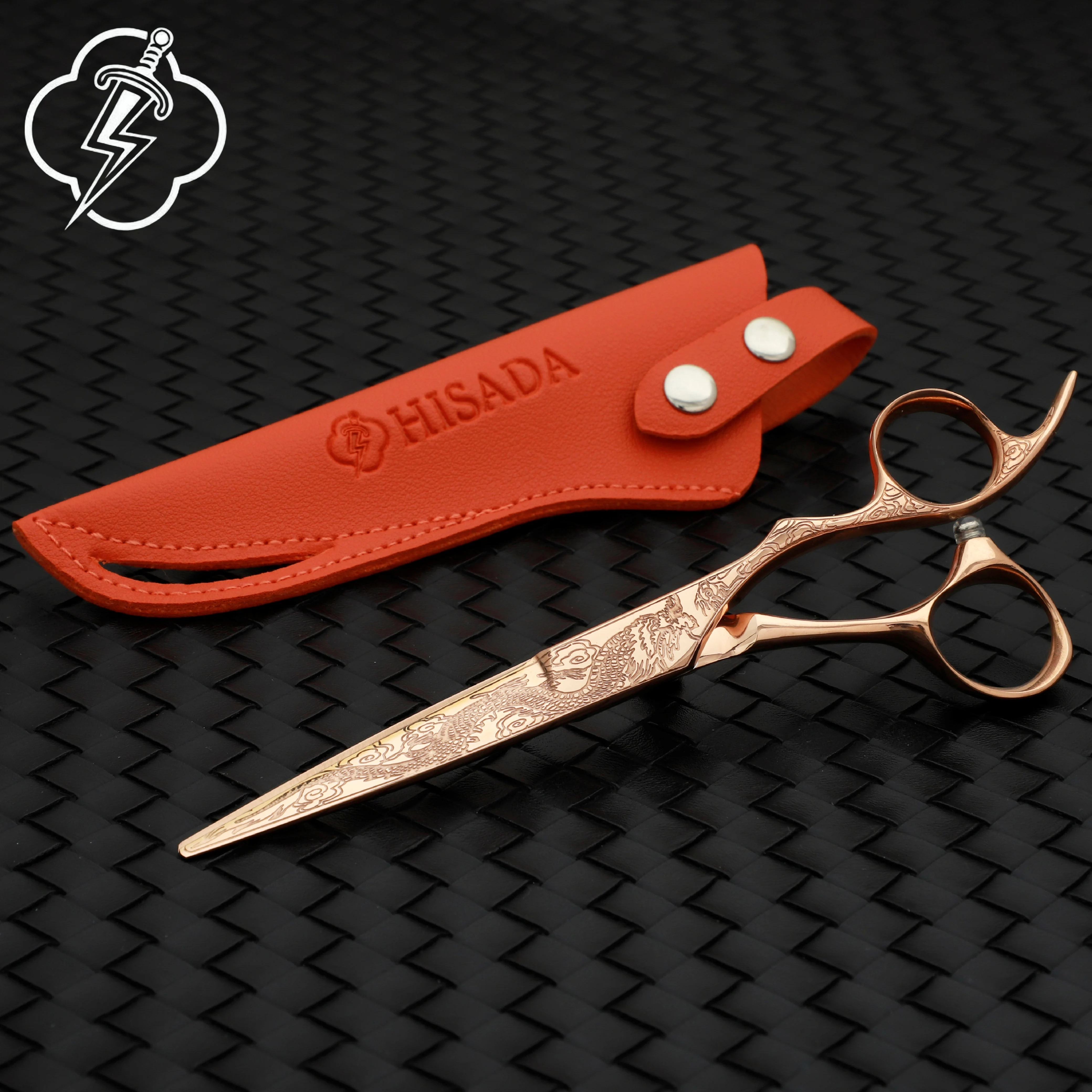 HISADA hairdressing scissors 6.0 VG10 material barber scissors Professional high-end engraving pattern scissors Haircut Tools
HISADA hairdressing scissors 6.0 VG10 material barber scissors Professional high-end engraving pattern scissors Haircut Tools