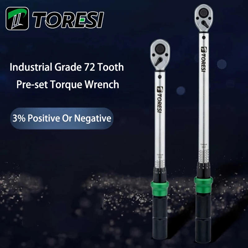 TORESI Torque Wrench High-Precision Adjustable Preset kg Torque Wrench 1/4-3/8-1/2-3/4-1 Inch Adjustable Torque Wrench
TORESI Torque Wrench High-Precision Adjustable Preset kg Torque Wrench 1/4-3/8-1/2-3/4-1 Inch Adjustable Torque Wrench