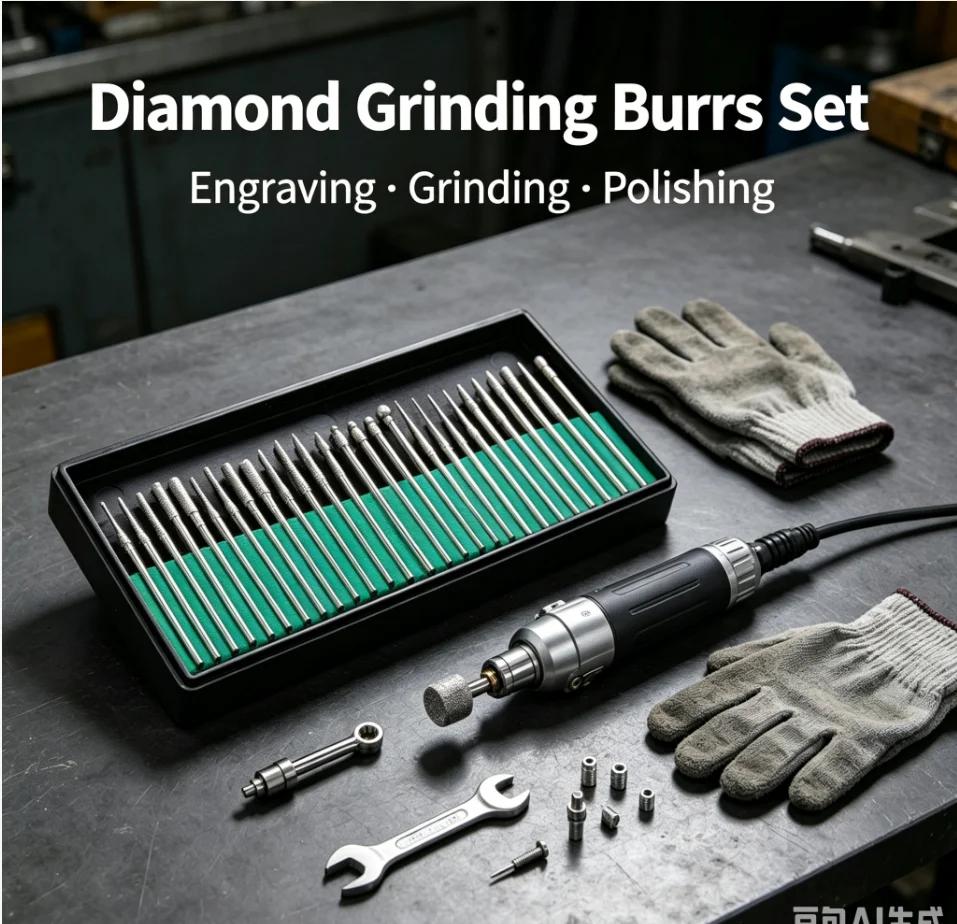 30pcs/lot Shank Diamond Burs Set With Box For Electric Grinder Power Accessories Abrasive Drill Bit Rotary Tool Sets 2.35mm
30pcs/lot Shank Diamond Burs Set With Box For Electric Grinder Power Accessories Abrasive Drill Bit Rotary Tool Sets 2.35mm