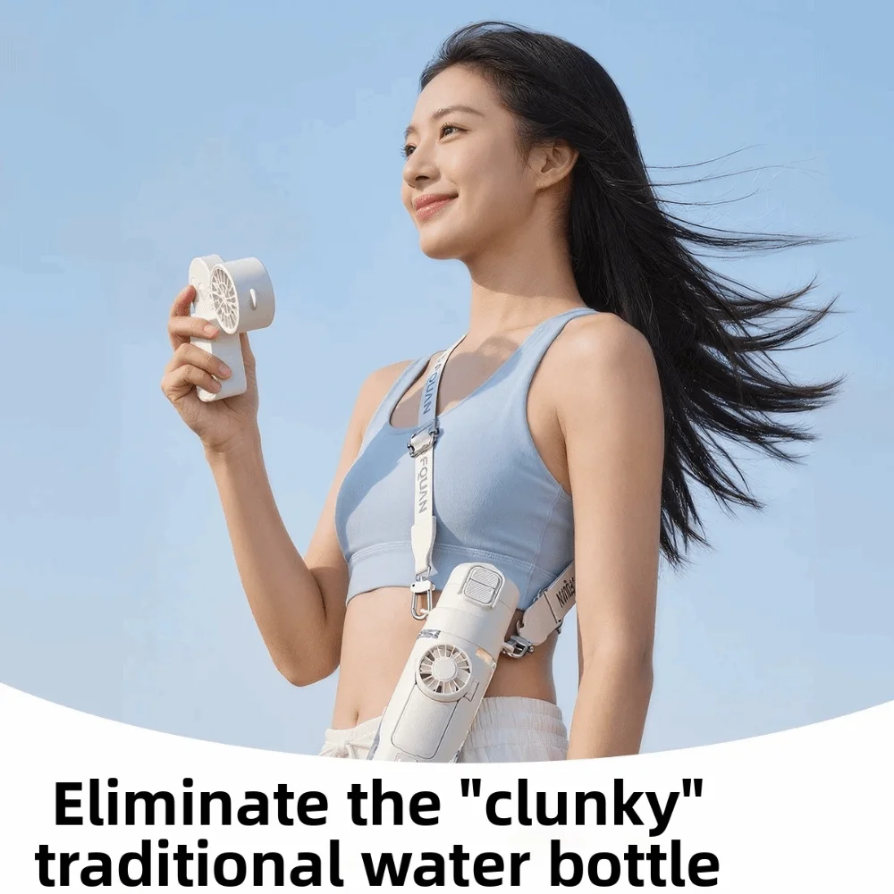 Portable 690 ML 2-in-1 Fan Cup Detachable Fan Dual-Use Fan Water Bottle Transparent Leak-proof Cold Drink Water Cup Outdoor
Portable 690 ML 2-in-1 Fan Cup Detachable Fan Dual-Use Fan Water Bottle Transparent Leak-proof Cold Drink Water Cup Outdoor
