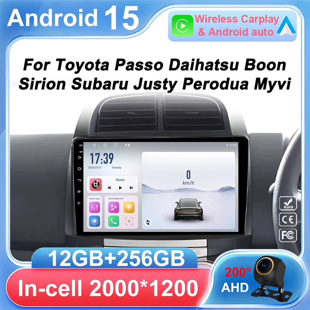 Car Carplay Android 15 For Toyota Passo Daihatsu Boon Sirion Subaru Justy Perodua Myvi Head Unit Radio Multimedia Player No 2din
Car Carplay Android 15 For Toyota Passo Daihatsu Boon Sirion Subaru Justy Perodua Myvi Head Unit Radio Multimedia Player No 2din