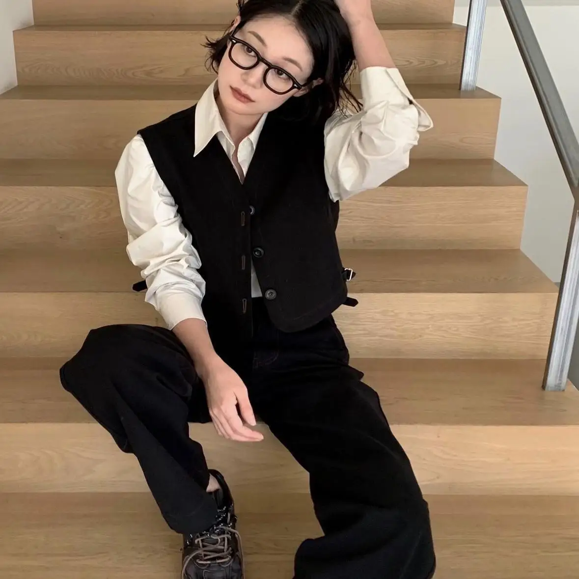 East Gate Monoha ort Versatile Vintage Vest Top Quali Women's Jaet DK Mesa Brand V-Ne Single Button Other...
East Gate Monoha ort Versatile Vintage Vest Top Quali Women's Jaet DK Mesa Brand V-Ne Single Button Other...