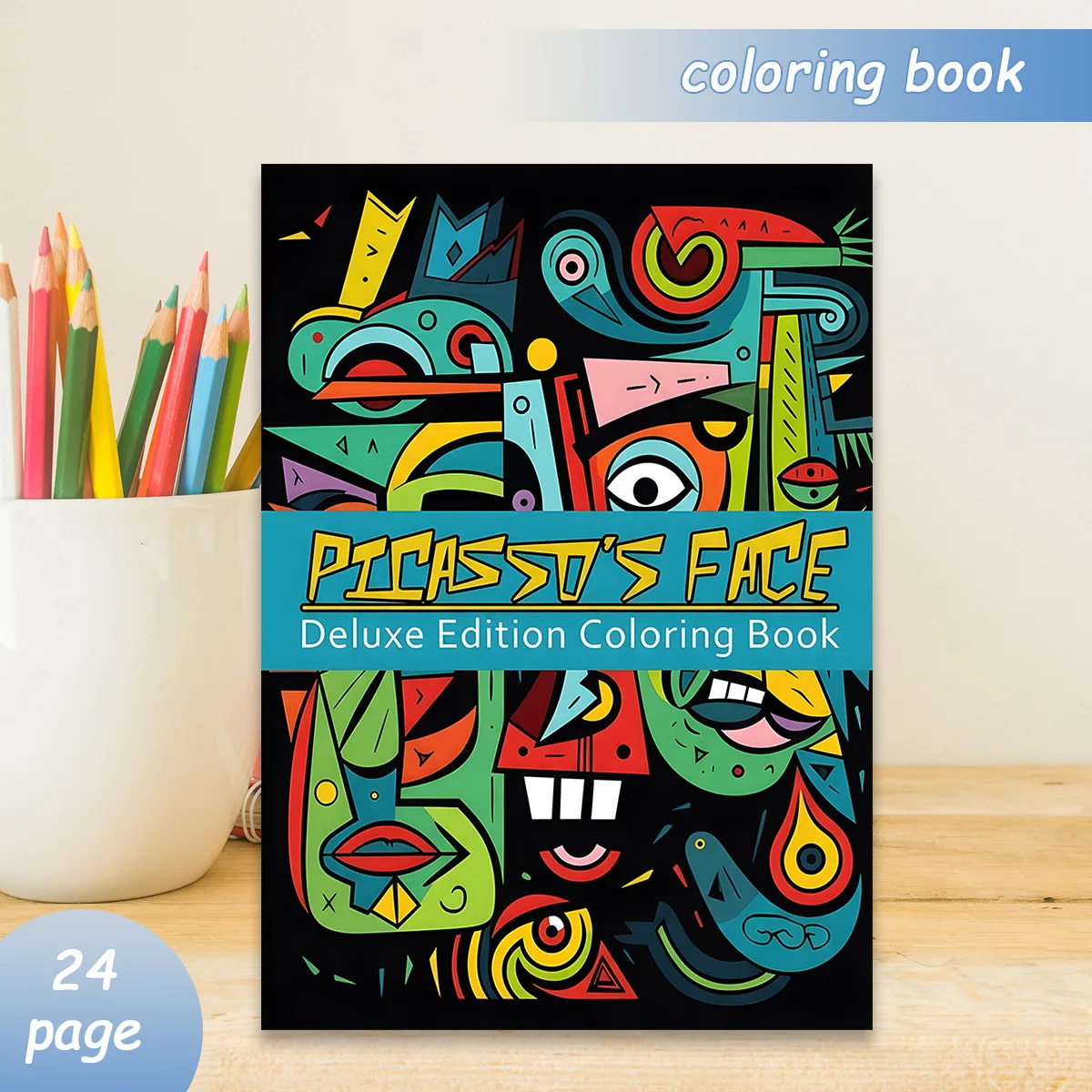 A4 Picasso Face Coloring Book Deluxe Edition 24 Pages Cubism Art for Adults Stress Relief Creative Art Therapy Gift
A4 Picasso Face Coloring Book Deluxe Edition 24 Pages Cubism Art for Adults Stress Relief Creative Art Therapy Gift
