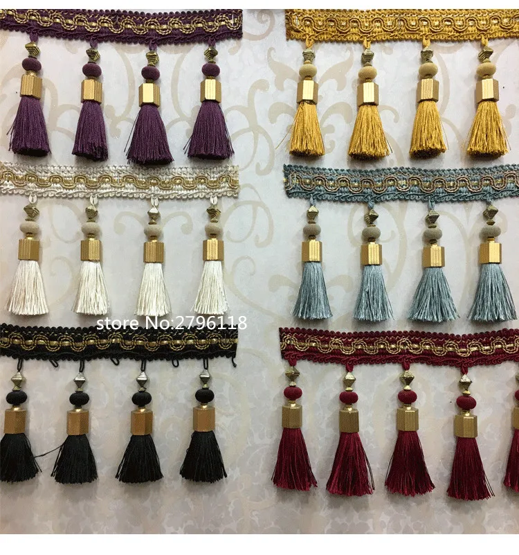5 meters / batch 12CM long polyester lace tassel flower curtain cloth lace wedding accessories accessories textile tassels
5 meters / batch 12CM long polyester lace tassel flower curtain cloth lace wedding accessories accessories textile tassels