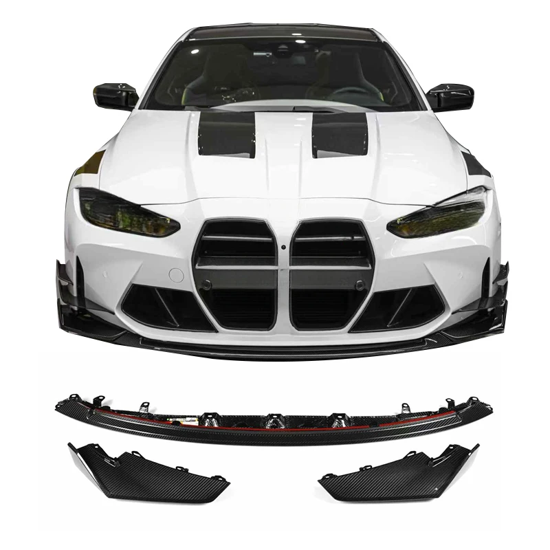 High Quality Dry Carbon Fiber Front Bumper Lip Spoiler for G80 M3 G82 M4 LCI 2025
High Quality Dry Carbon Fiber Front Bumper Lip Spoiler for G80 M3 G82 M4 LCI 2025