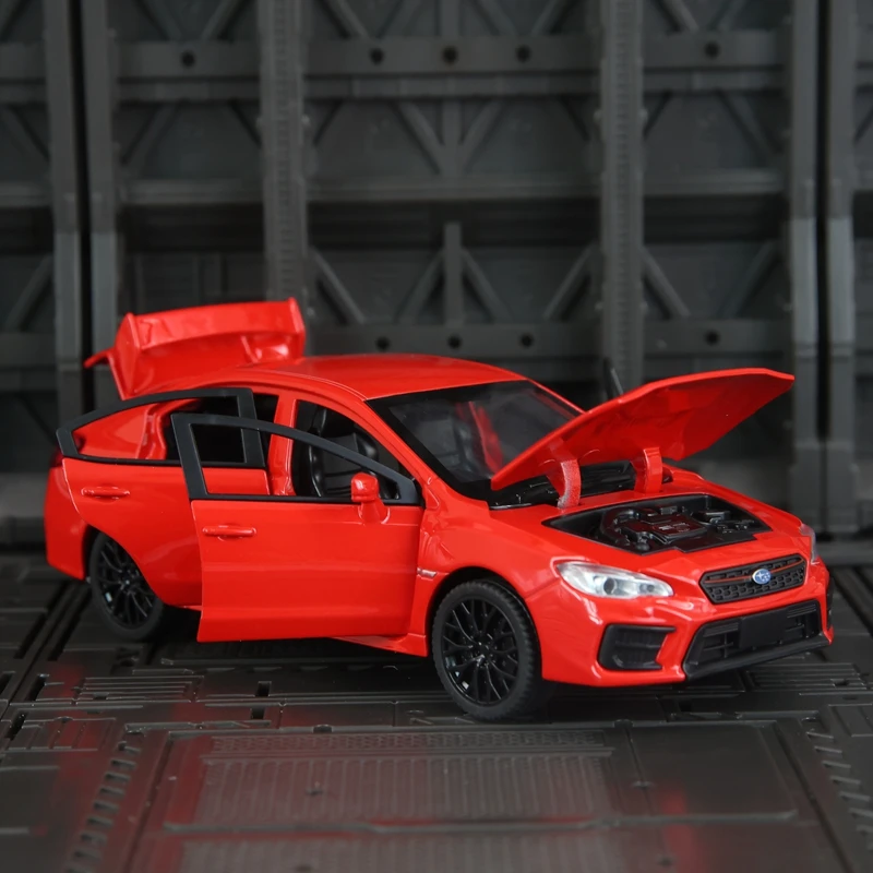 1:30 Subaru WRX STI alloy car model doors can be opened has simulated sound and lighting functions fine workmanship
1:30 Subaru WRX STI alloy car model doors can be opened has simulated sound and lighting functions fine workmanship