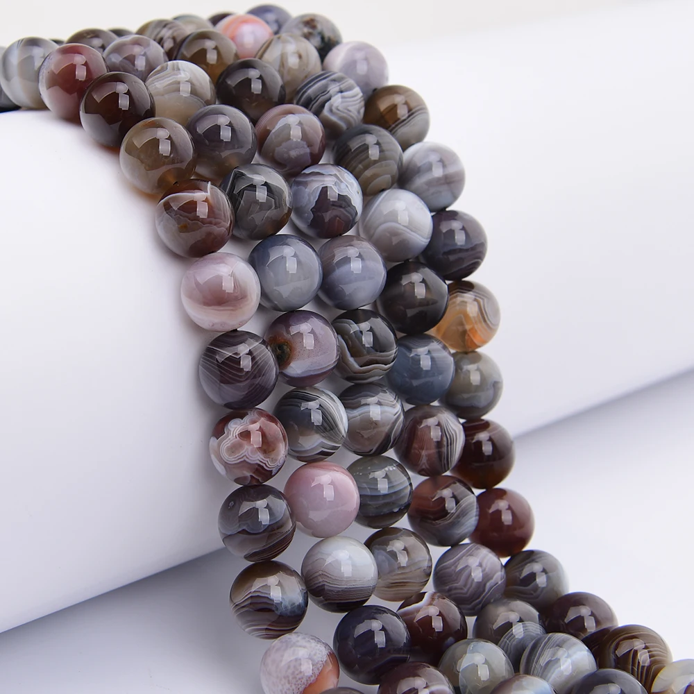 APDGG 14mm Natural Brown Botswana Lace Agates Smooth Round Stone Loose Beads 15.5" Strands Jewelry Making DIY
APDGG 14mm Natural Brown Botswana Lace Agates Smooth Round Stone Loose Beads 15.5" Strands Jewelry Making DIY