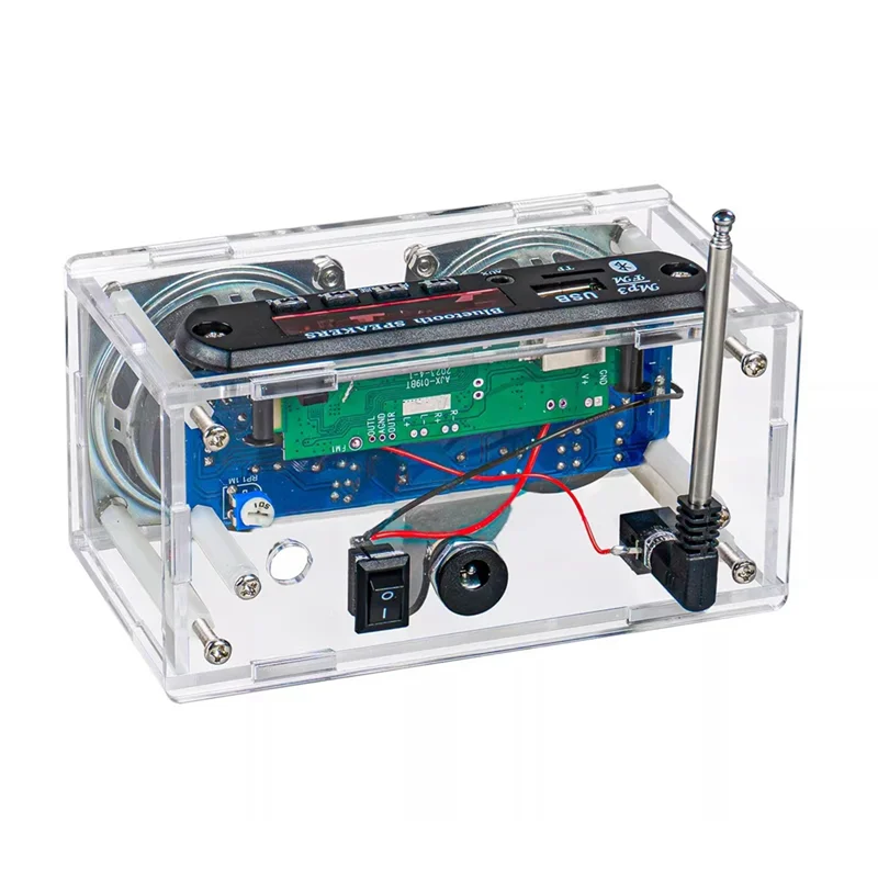 DIY Bluetooth-динамик 87,5-108 МГц FM-радио стерео DIY Kit Bluetooth-динамик DIY Kit FM-радио комплект для практики пайки-AU47
DIY Bluetooth-динамик 87,5-108 МГц FM-радио стерео DIY Kit Bluetooth-динамик DIY Kit FM-радио комплект для практики пайки-AU47