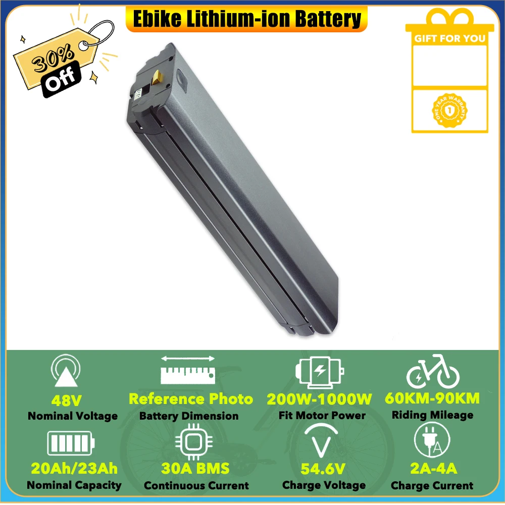 Integrated Replacement Lithium-ion Battery Pack 48V20Ah 23Ah for Senada Mayor All-terrain Fat Tire Electric Bike
Integrated Replacement Lithium-ion Battery Pack 48V20Ah 23Ah for Senada Mayor All-terrain Fat Tire Electric Bike