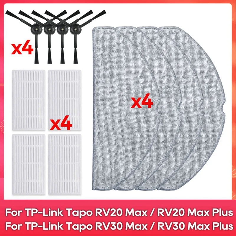 Для TP-Link Tapo RV30 Max, RV30 Max Plus, RV20 Max, RV20 Max Plus запасные части, фильтр, боковая щетка, аксессуары для швабры
Для TP-Link Tapo RV30 Max, RV30 Max Plus, RV20 Max, RV20 Max Plus запасные части, фильтр, боковая щетка, аксессуары для швабры