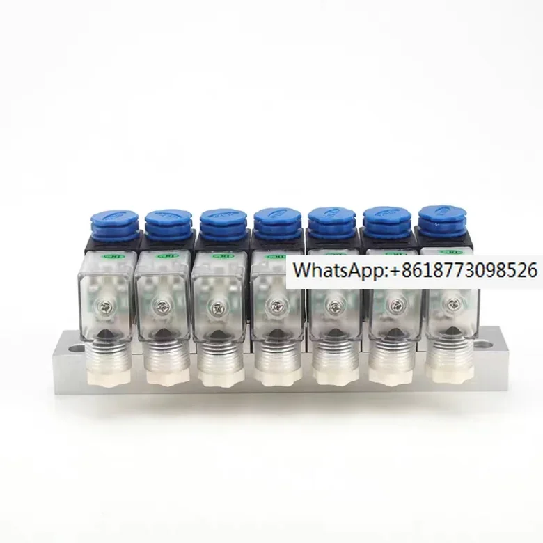 3 way Pneumatic Aluminium solenoid valve 3V1-06 Port 1/8" BSP 6W DC24V 6VA AC220V micro control gas electric valve manifold
3 way Pneumatic Aluminium solenoid valve 3V1-06 Port 1/8" BSP 6W DC24V 6VA AC220V micro control gas electric valve manifold