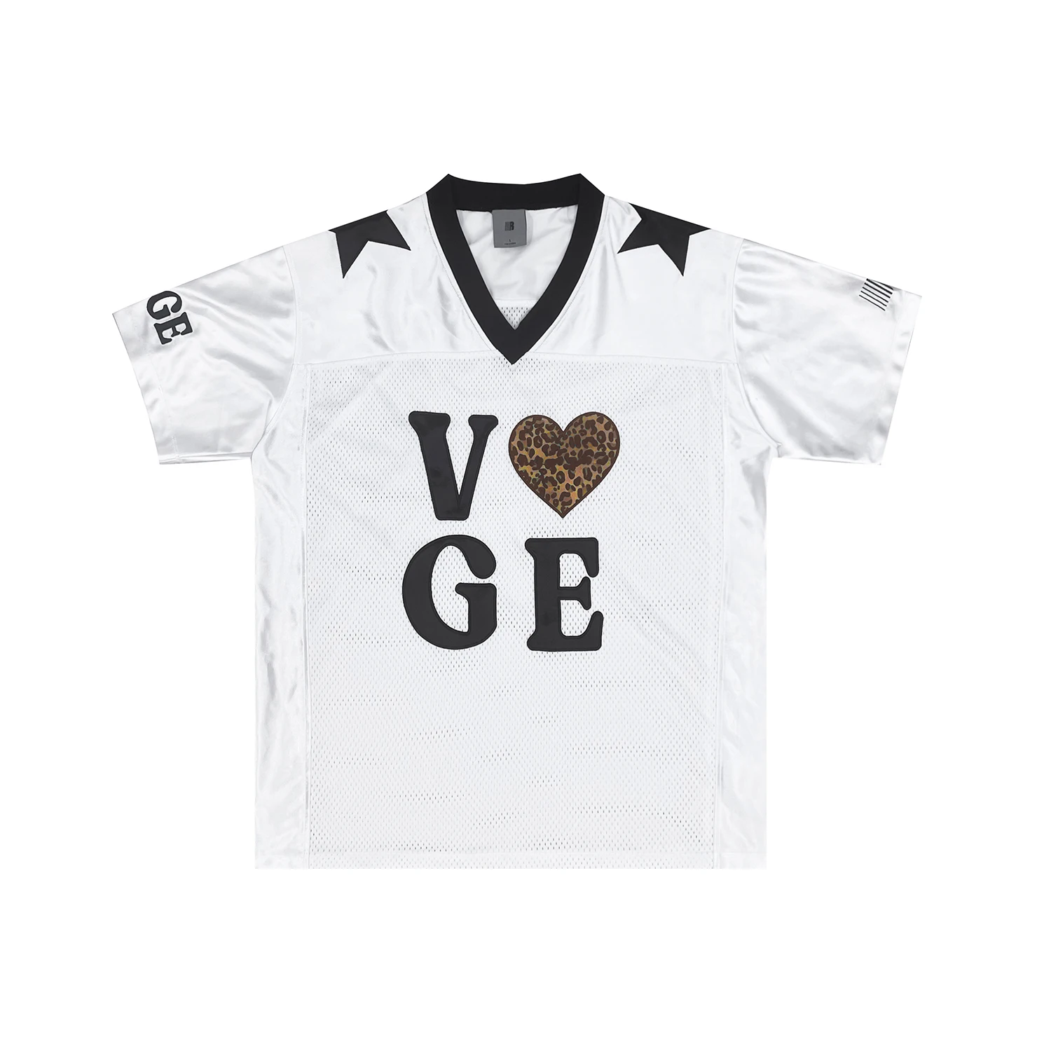 2025 V-образный воротник Love контрастного цвета, сетчатая футболка с короткими рукавами, мужская и женская летняя американская спортивная свободная футболка из джерси 
2025 V-образный воротник Love контрастного цвета, сетчатая футболка с короткими рукавами, мужская и женская летняя американская спортивная свободная футболка из джерси