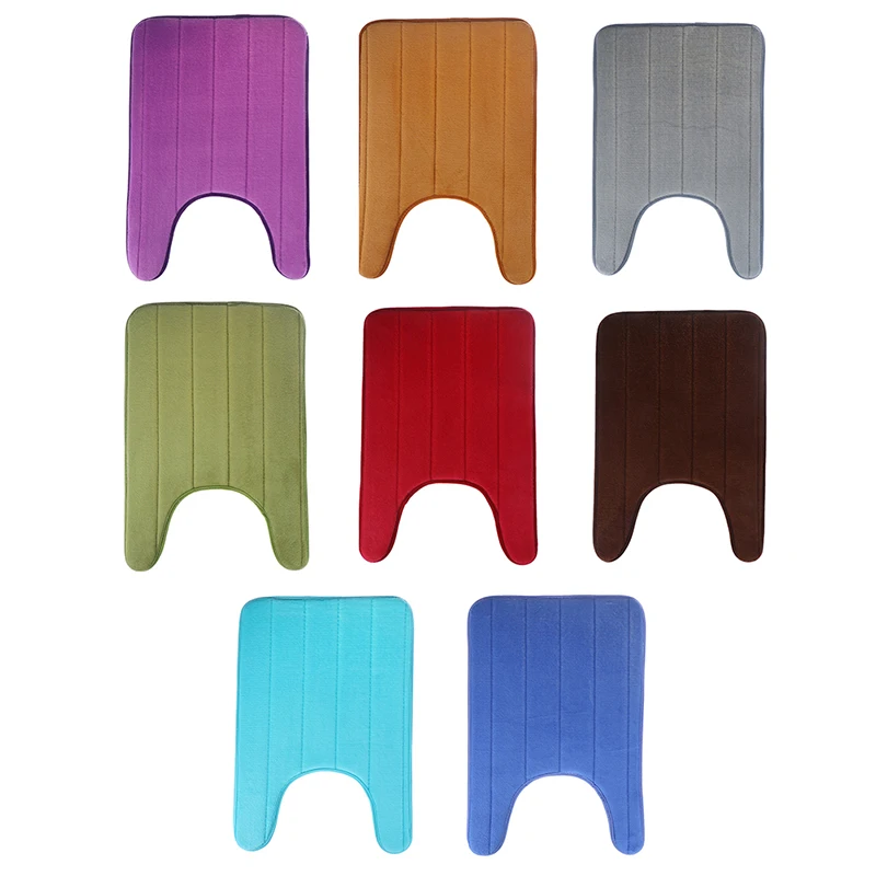 U-Shaped Memory Foam Bath Mats Toilet Mat Bathroom Coral Fleece Carpet Rug Anti-slip Floor Carpets Home Decoration
U-Shaped Memory Foam Bath Mats Toilet Mat Bathroom Coral Fleece Carpet Rug Anti-slip Floor Carpets Home Decoration