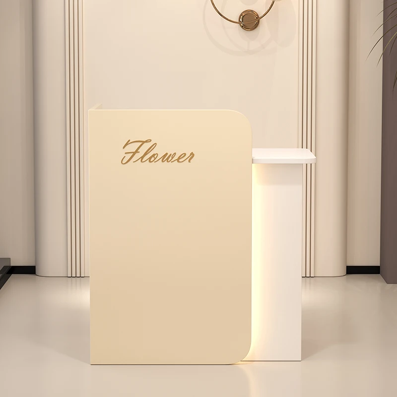Cashier Luxury Reception Desk Counter Decorations Minimalist Nordic Reception Desk Counter Hair Office Commercial Furniture
Cashier Luxury Reception Desk Counter Decorations Minimalist Nordic Reception Desk Counter Hair Office Commercial Furniture