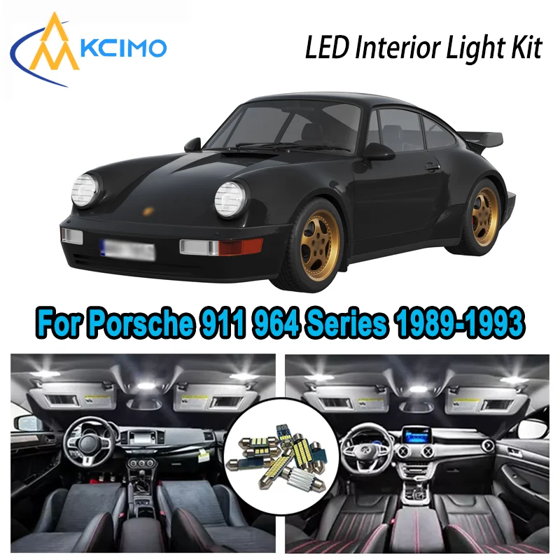 For Porsche 911 964 Series 1989-1993 1990 Premium Bright LED Interior Dome Map Trunk Light Kit Car Led Lamps Canbus No Error
For Porsche 911 964 Series 1989-1993 1990 Premium Bright LED Interior Dome Map Trunk Light Kit Car Led Lamps Canbus No Error