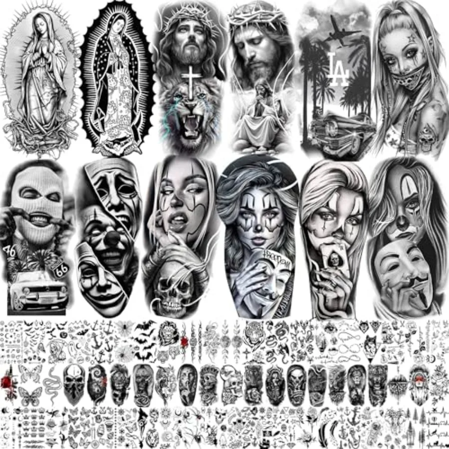 73 Seets alloween Cicano Temporary Tattoos Women Men Adults Colo C, Our Lady of Guadalupe Tattoo Stickers Religion, Cicana Gan
73 Seets alloween Cicano Temporary Tattoos Women Men Adults Colo C, Our Lady of Guadalupe Tattoo Stickers Religion, Cicana Gan