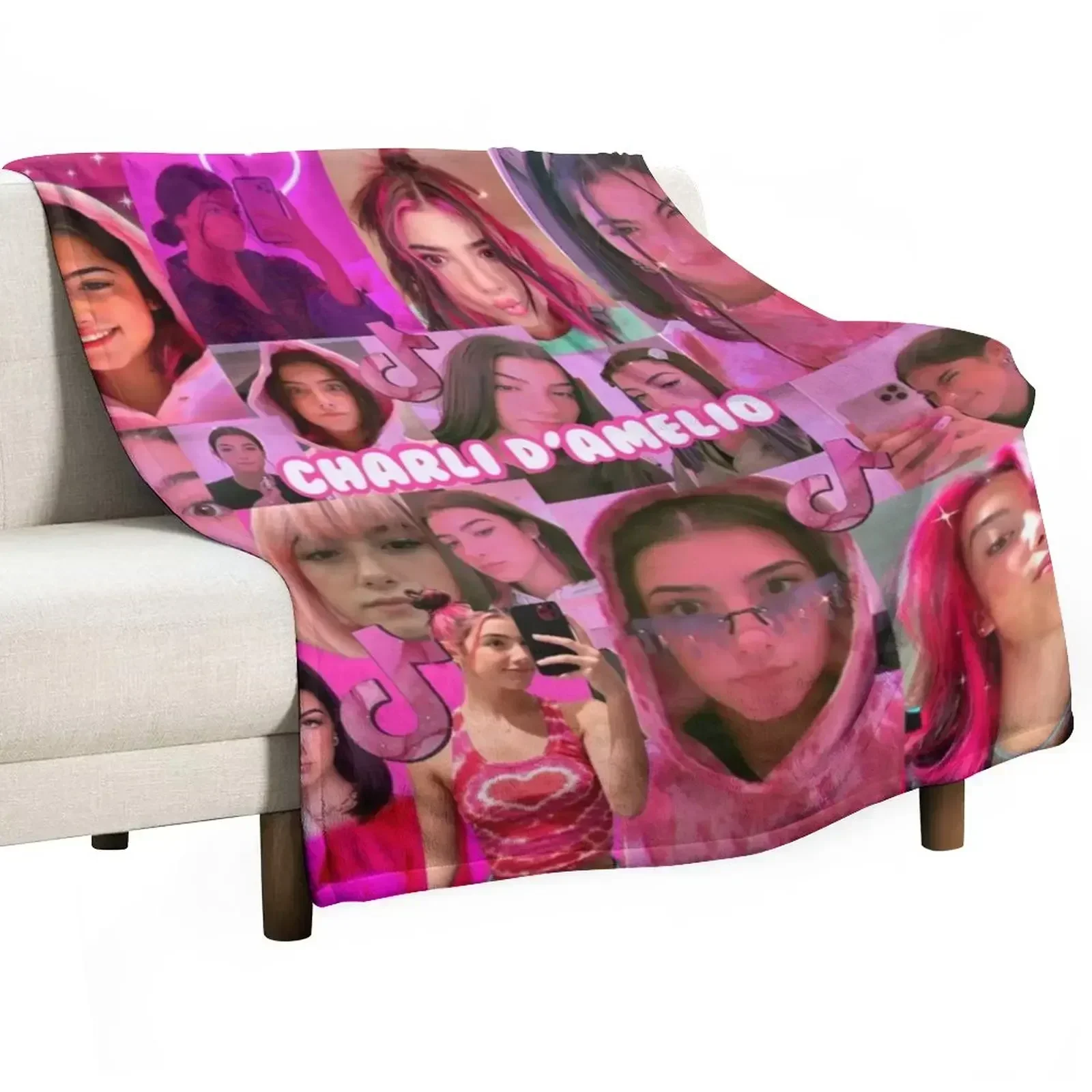 Pink Charli DAmelio collage Throw Blanket Soft Cozy Blanket for Pet Kids Adults
Pink Charli DAmelio collage Throw Blanket Soft Cozy Blanket for Pet Kids Adults