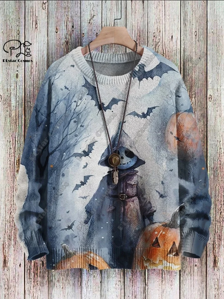 3D printed Halloween series scary bat witch pumpkin pattern ugly sweater street casual winter sweater warm new product
3D printed Halloween series scary bat witch pumpkin pattern ugly sweater street casual winter sweater warm new product