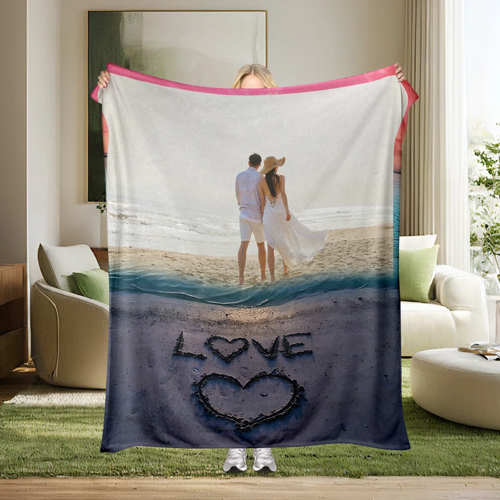 Custom Blanket with Picture Text Personalized Photo Blanket Customized Blanket for Christmas Valentine's Day Birthday Gifts
Custom Blanket with Picture Text Personalized Photo Blanket Customized Blanket for Christmas Valentine's Day Birthday Gifts