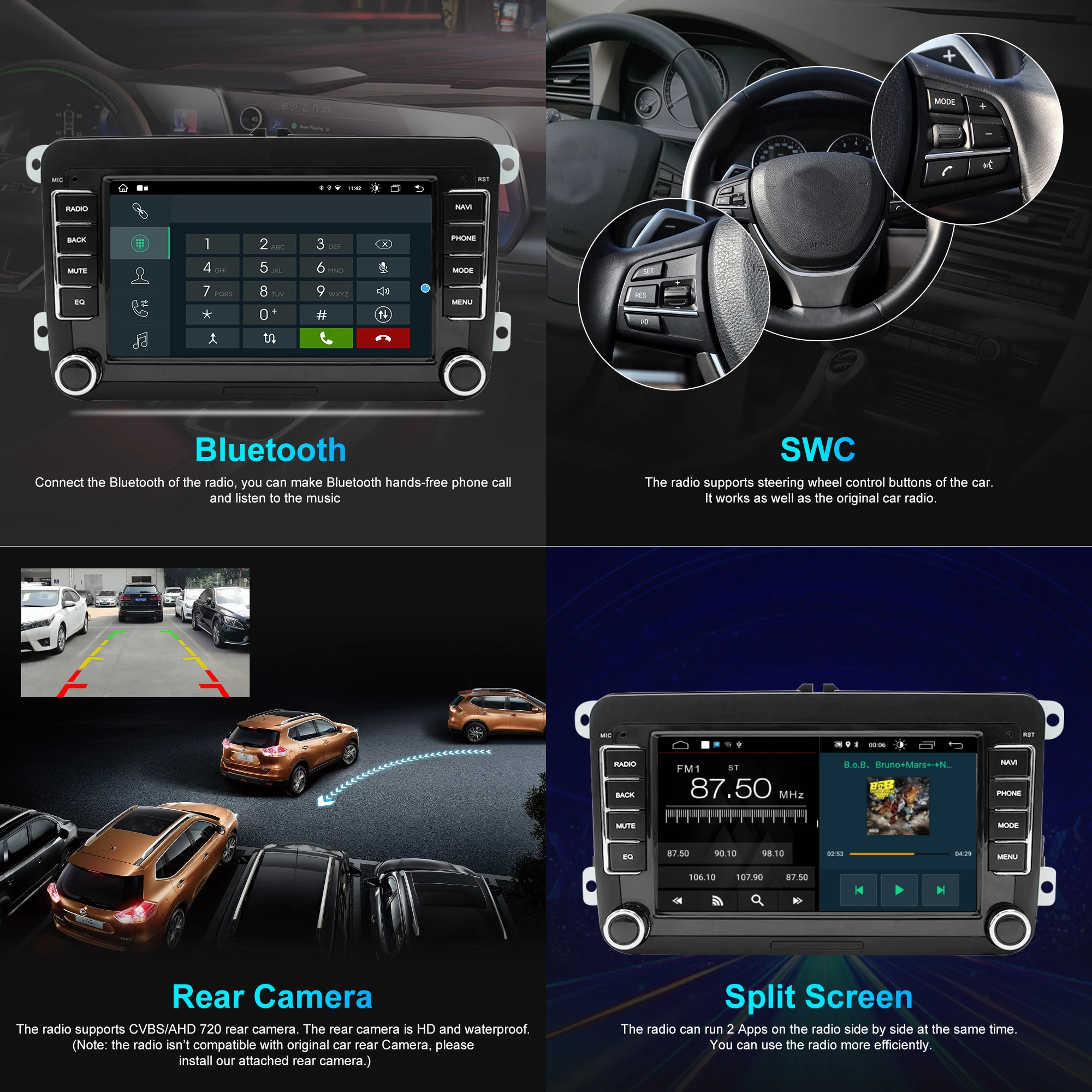 Android 13 Car radio Carplay GPS Navi for VW Passat B6 B7 Golf 5 6 Jetta T5 Polo Touran Caddy Seat Tiguan Seat Android Auto
Android 13 Car radio Carplay GPS Navi for VW Passat B6 B7 Golf 5 6 Jetta T5 Polo Touran Caddy Seat Tiguan Seat Android Auto