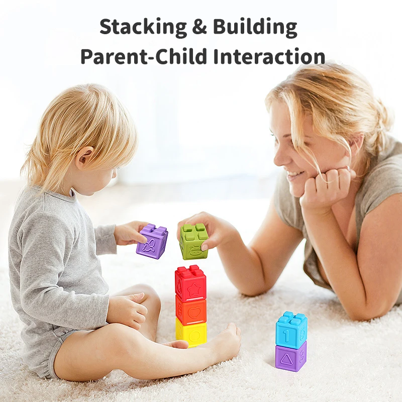 Baby Soft Plastic Blocks Toys Children Can Chew Silicone Blocks Early Stage Bruxism Toys Colorful Big Particle Soft Blocks Toys
Baby Soft Plastic Blocks Toys Children Can Chew Silicone Blocks Early Stage Bruxism Toys Colorful Big Particle Soft Blocks Toys