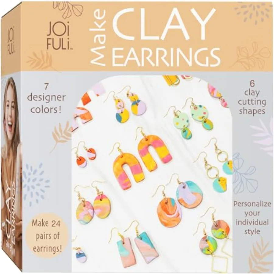 132 Pc- Complete DIY Friendship Craft Set for Teens, Ages 12+ Aesthetic Polymer Clay Earring Jewelry Craft Making Set
132 Pc- Complete DIY Friendship Craft Set for Teens, Ages 12+ Aesthetic Polymer Clay Earring Jewelry Craft Making Set