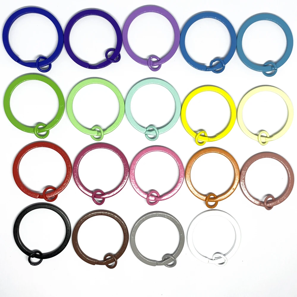 20pc/lot 19 Colors 30mm Round DIY Metal Key Holder Split Rings Unisex Keyring Keychain Accessories Keychain Making Accessories
20pc/lot 19 Colors 30mm Round DIY Metal Key Holder Split Rings Unisex Keyring Keychain Accessories Keychain Making Accessories