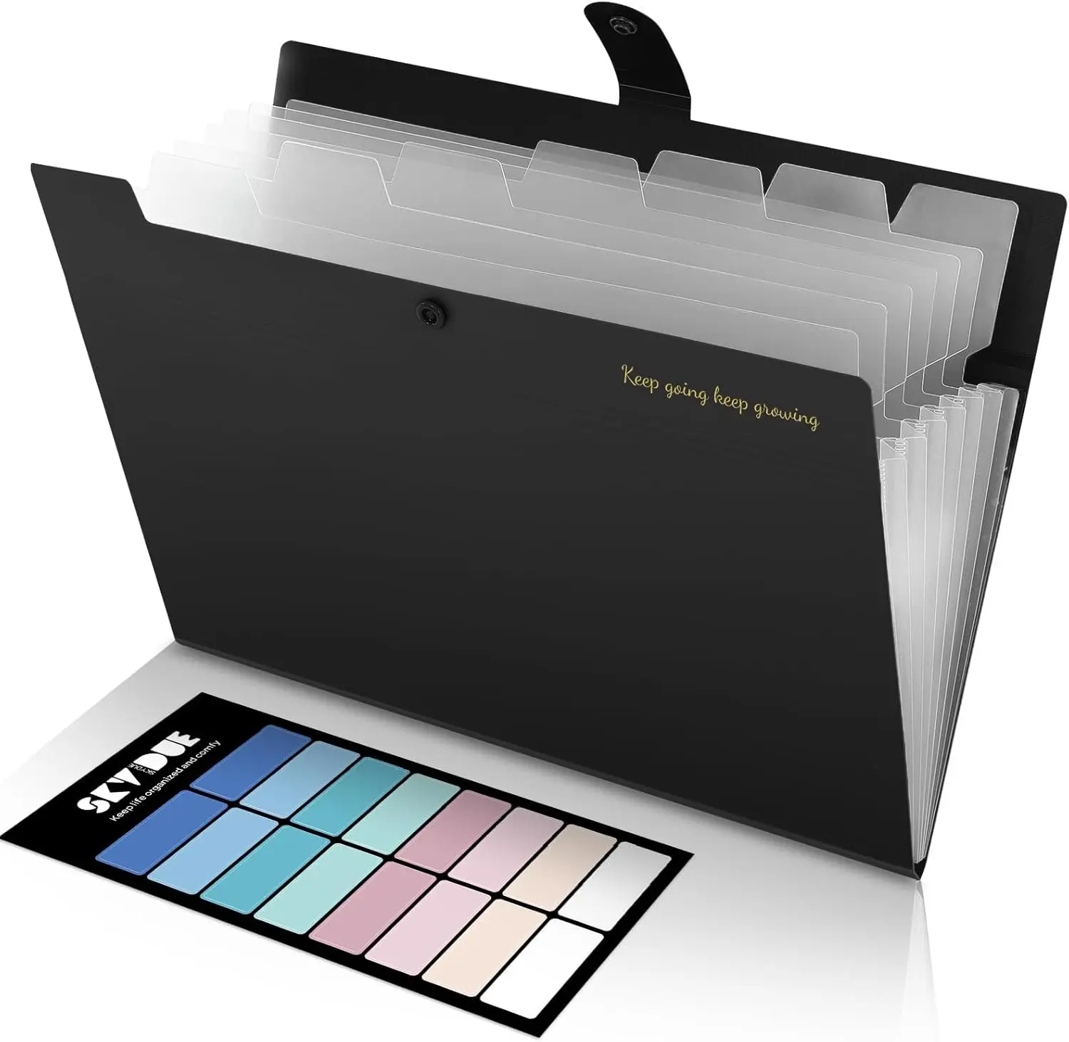 Портативная расширяющаяся папка для файлов с 8 карманами, органайзер формата А4/буктера для школьных канцелярских принадлежностей черного цвета
Портативная расширяющаяся папка для файлов с 8 карманами, органайзер формата А4/буктера для школьных канцелярских принадлежностей черного цвета