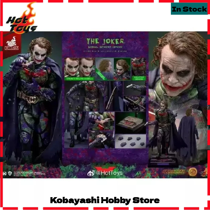 Brand New in Stock Hot Toys HT MMS752AE Joker Heath Ledger Batman Disguise Hair Transplant 1/6 Figure
Brand New in Stock Hot Toys HT MMS752AE Joker Heath Ledger Batman Disguise Hair Transplant 1/6 Figure