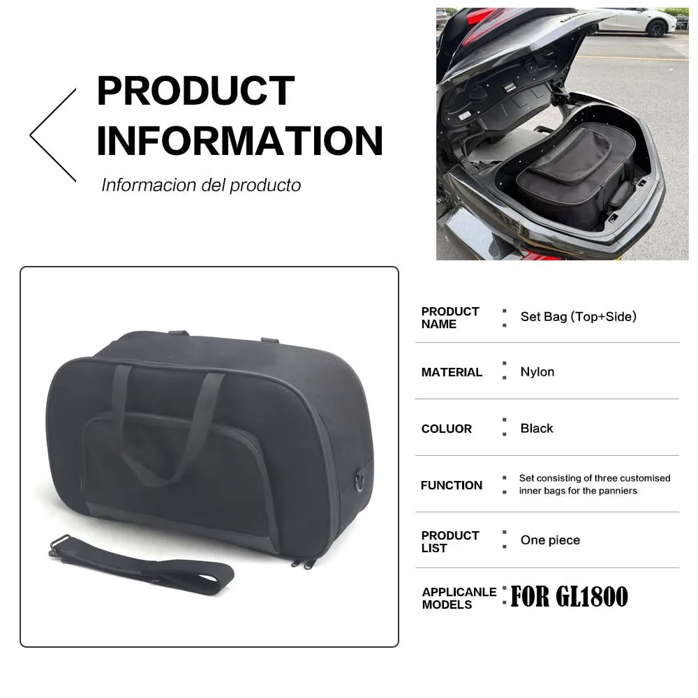For Motorcycle For Honda GL1800 GL 1800 2018-2026 Rear Top box Inner Liner Storage bag Luggage box Saddle bag
For Motorcycle For Honda GL1800 GL 1800 2018-2026 Rear Top box Inner Liner Storage bag Luggage box Saddle bag