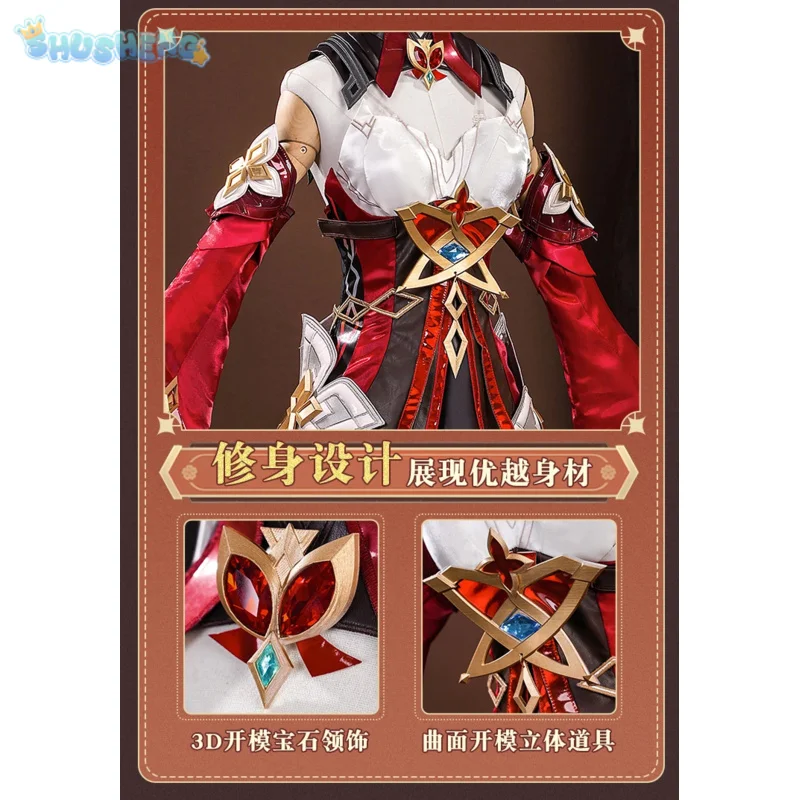 Genshin Impact Alice Cosplay Costume Game Women's Gorgeous New Dress Wig Accessories Props Halloween Christmas Uniform XS-XXL
Genshin Impact Alice Cosplay Costume Game Women's Gorgeous New Dress Wig Accessories Props Halloween Christmas Uniform XS-XXL
