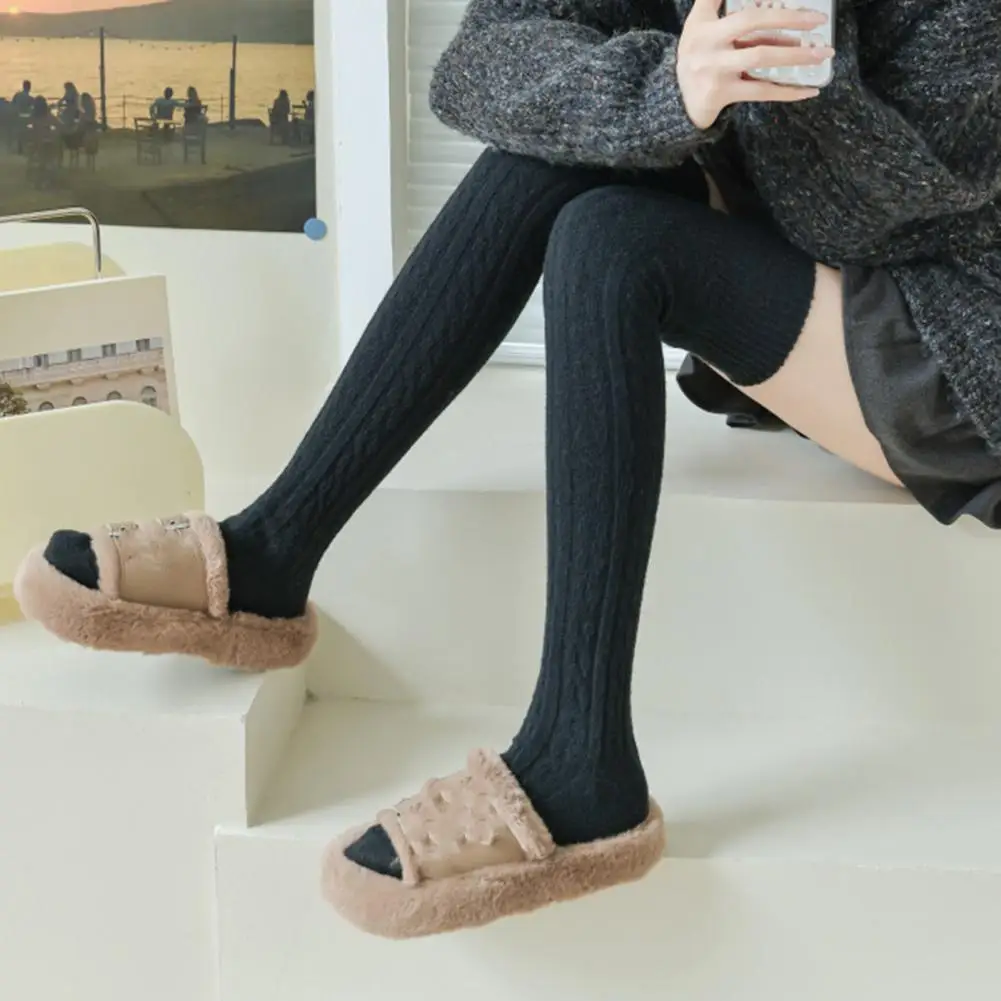 Thigh High for Women Women Over-knee Stockings Cozy Winter Women's Thigh High Socks Extra Long Cable Knit Leg for Boots for Cold 
Thigh High for Women Women Over-knee Stockings Cozy Winter Women's Thigh High Socks Extra Long Cable Knit Leg for Boots for Cold