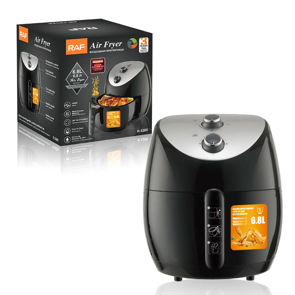 Классическая многофункциональная кухонная электрическая фритюрница 6,8 л для приготовления пищи без масла для картофеля фри, электрическая фритюрница с поворотом воздуха на 360 градусов
Классическая многофункциональная кухонная электрическая фритюрница 6,8 л для приготовления пищи без масла для картофеля фри, электрическая фритюрница с поворотом воздуха на 360 градусов