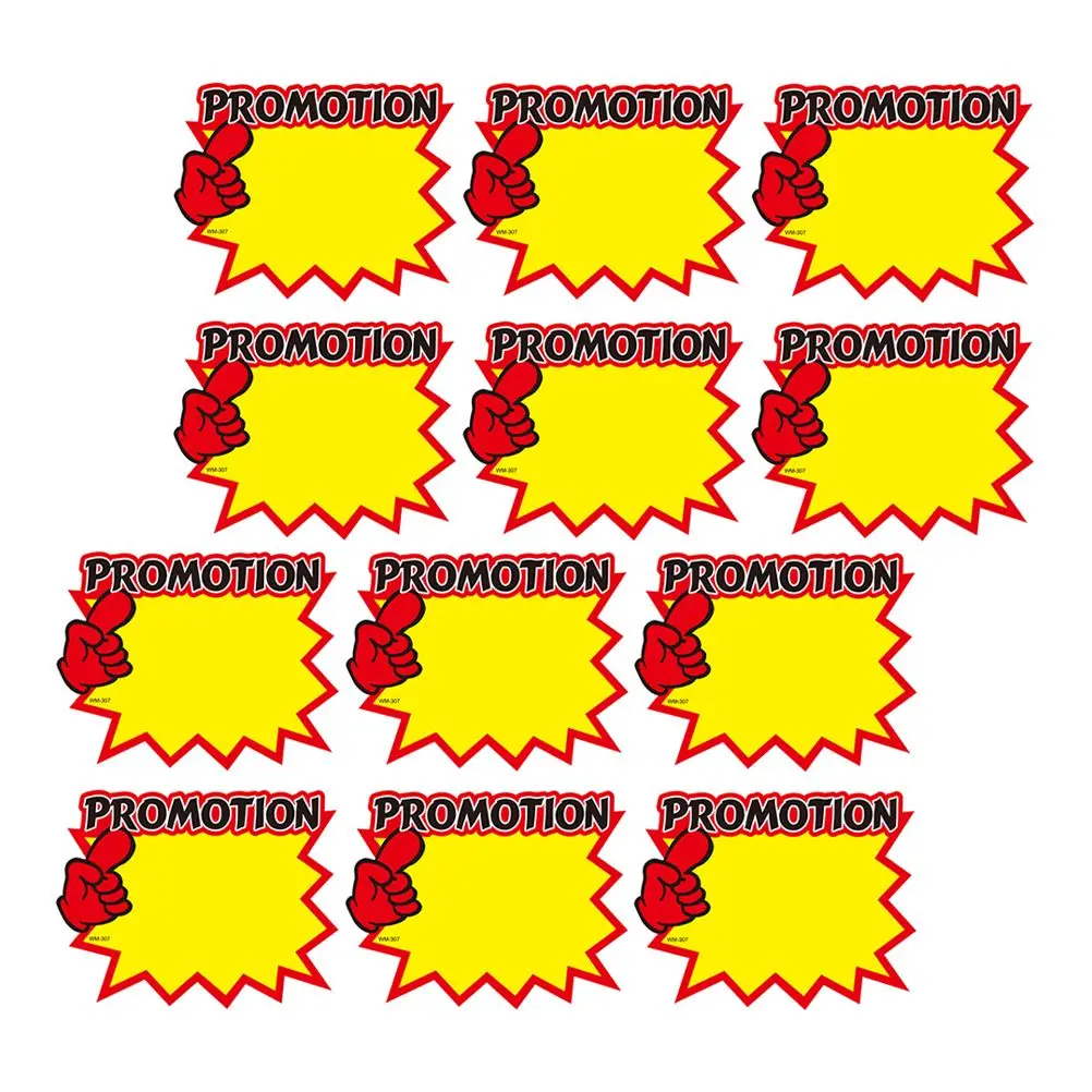 50 Pcs Price Sale Sign Blank Pricing Labels Tags for Retail Tabs Signs Paper Promotional Sticker Advertising
50 Pcs Price Sale Sign Blank Pricing Labels Tags for Retail Tabs Signs Paper Promotional Sticker Advertising