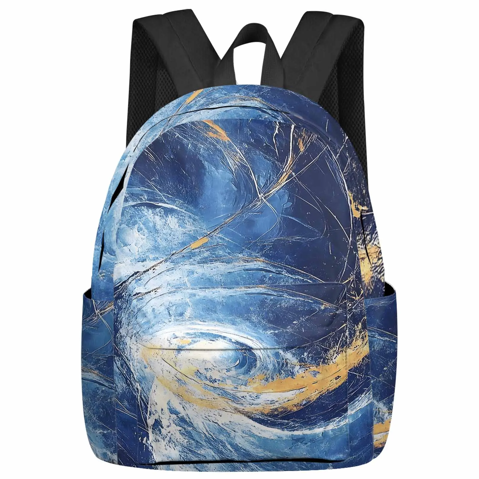 Abstract Blue Theme Backpack School Bags for Teenagers Students Laptop Bag Women's Casual Travel Backpack
Abstract Blue Theme Backpack School Bags for Teenagers Students Laptop Bag Women's Casual Travel Backpack