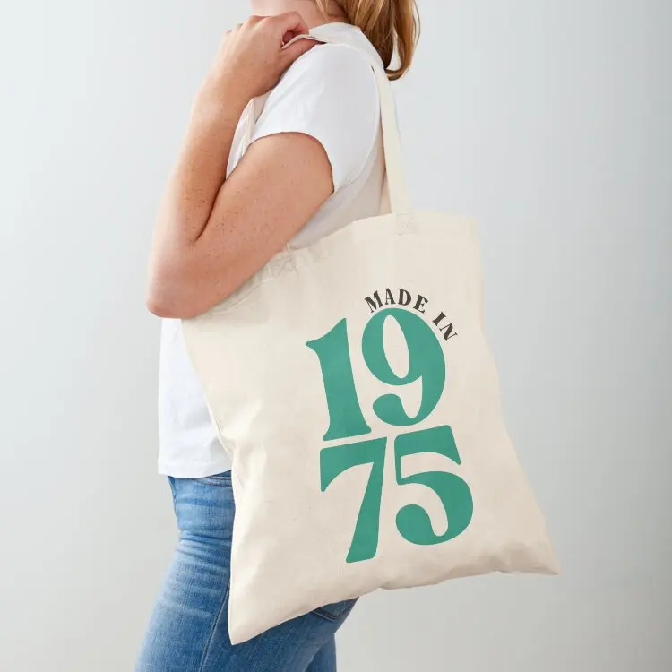 made in 1975 vintage retro Tote Bag canvas shopping bag Canvas stote bag tote men Lady bags 
made in 1975 vintage retro Tote Bag canvas shopping bag Canvas stote bag tote men Lady bags
